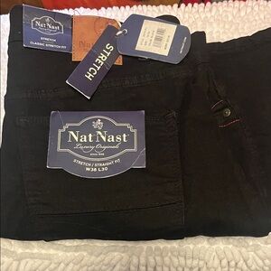 Nat Nast Black Stretch Pants
